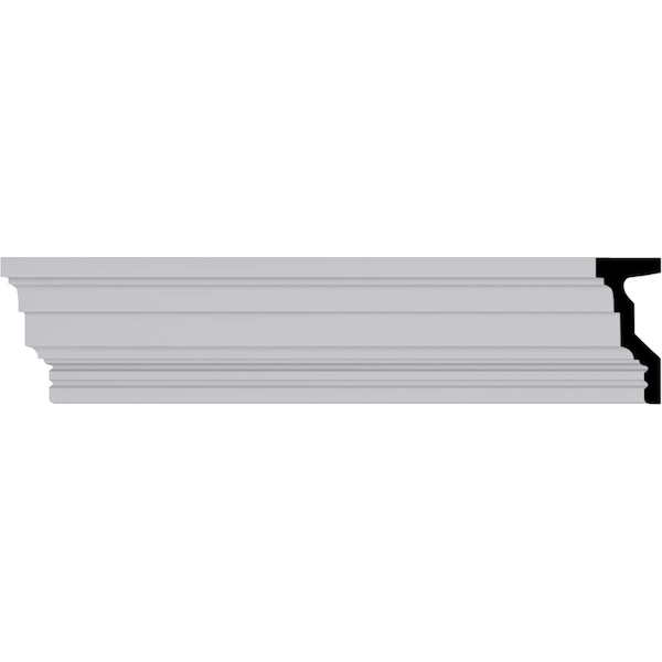 Ekena Millwork 3 7/8"H x 1 1/2"P x 94 1/2"L Standard Moulding MLD04X02ST - main